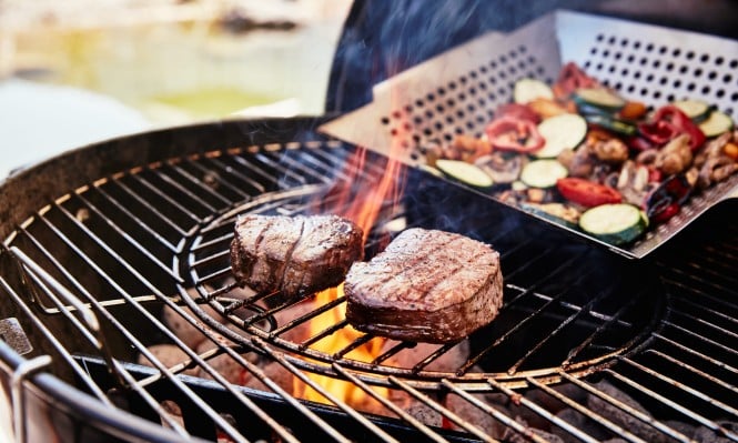 Grillen mit Familie