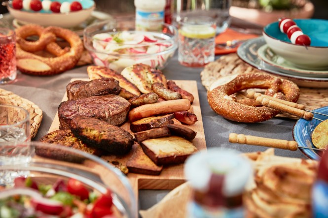 Grillen mit Familie