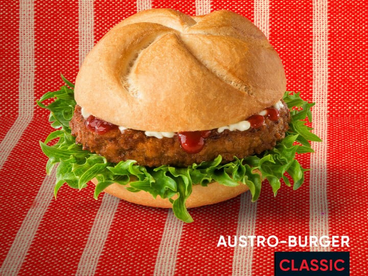Ob kleiner oder großer Gusto – bei SPAR finden Sie immer das Richtige! Austro-Burger als Classic/Geflügel/Veggie