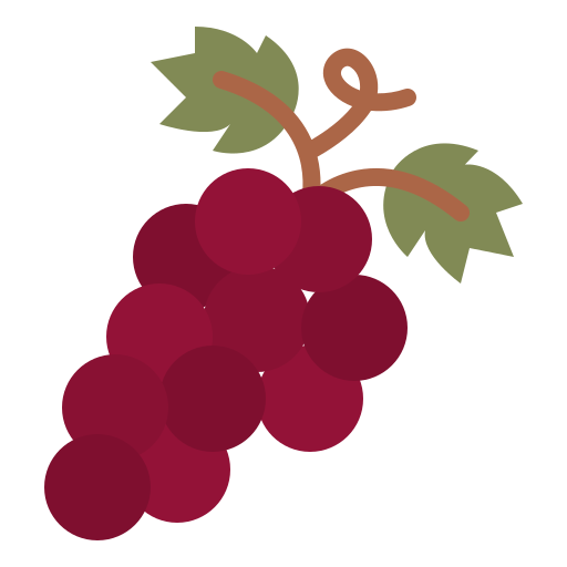 Trauben rot