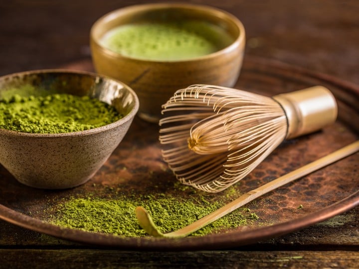 Grünes Matcha Teepulver