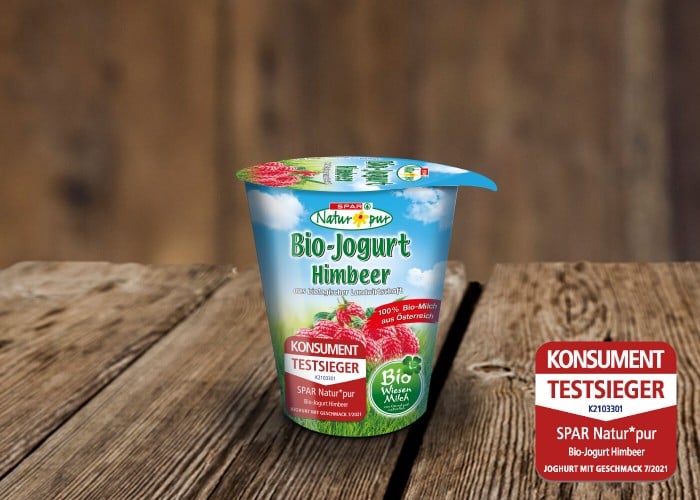 SPAR Natur*pur Bio-Jogurt Himbeere