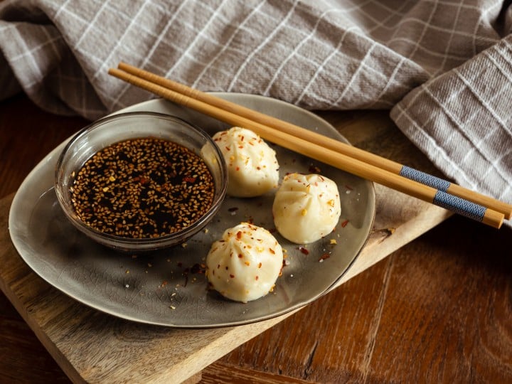 damn.good.dumplings, gefüllte Teigtaschen mit Sojasauce