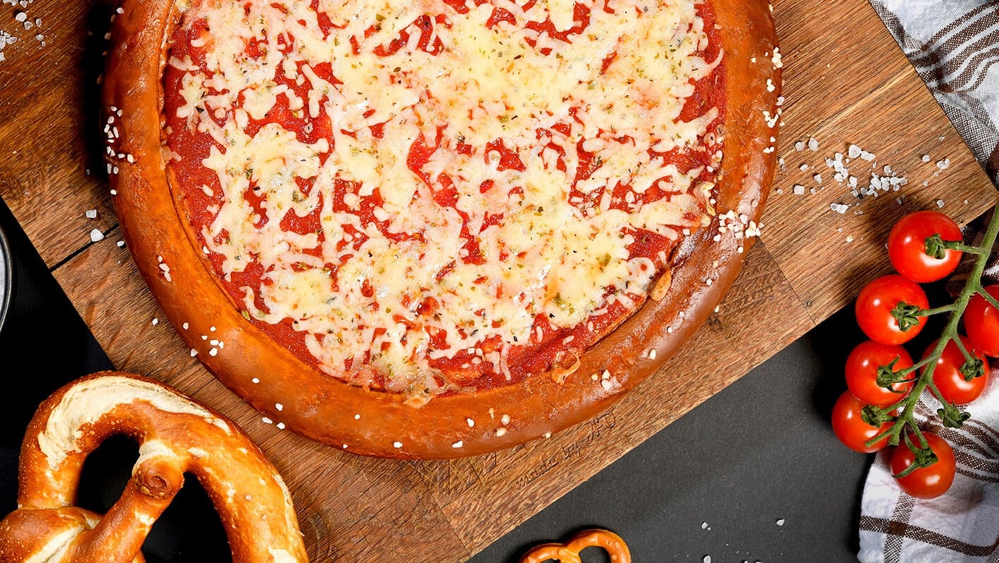 Brizza Header Banner, Pizza, Brezel