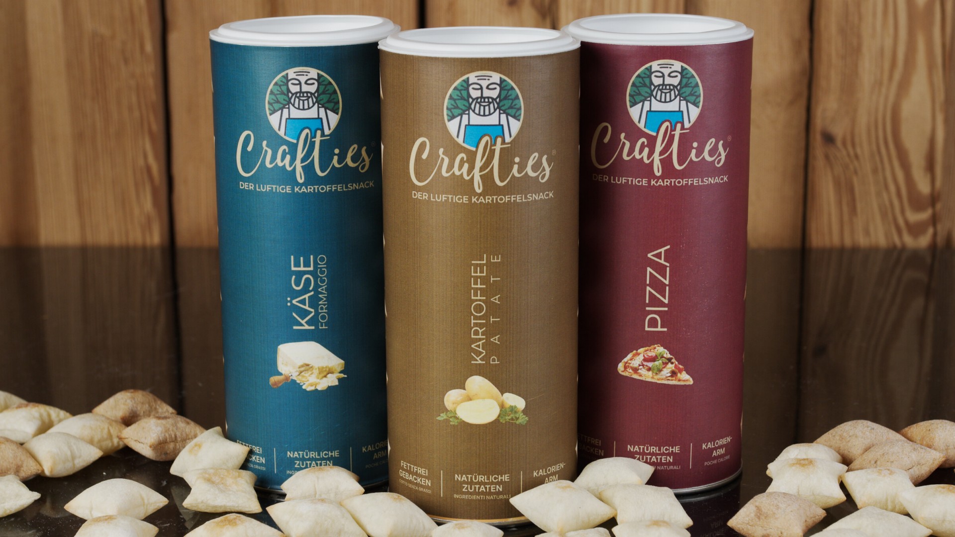 Crafties Chips Produktvielfalt Crafties Chips Produktvielfalt