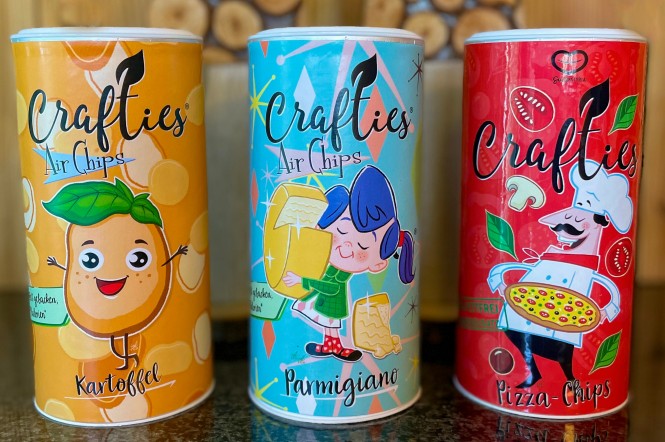 Crafties, Chips, Sorten, Geschmäcker
