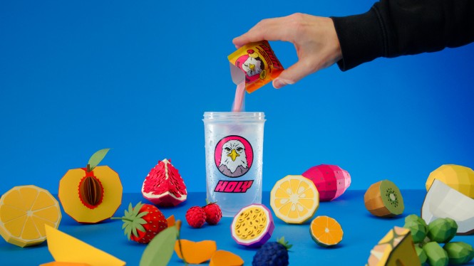 HOLY Shaker mit Pulver