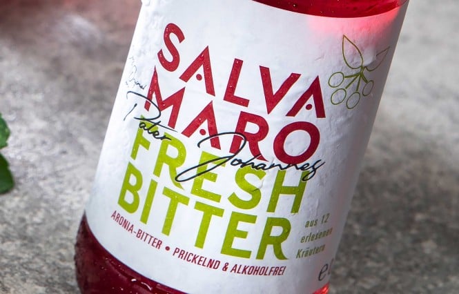 salvamaro fresh bitter, flasche aronia bitter