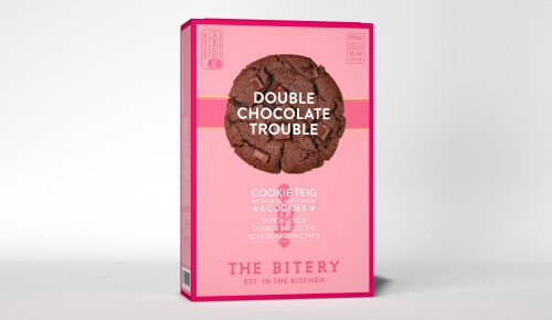 The Bitery Cookie Teig Double Chocolate, Schokolade, 