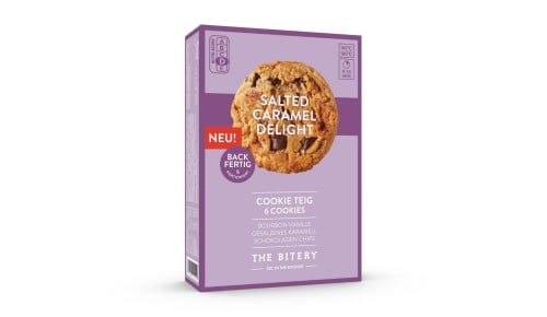 The Bitery Salted Caramel Delight, Cookie Teig, neues Format